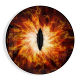 Cuadro de cristal Explosión de ojo de ámbar ardiente - 60x60 cm