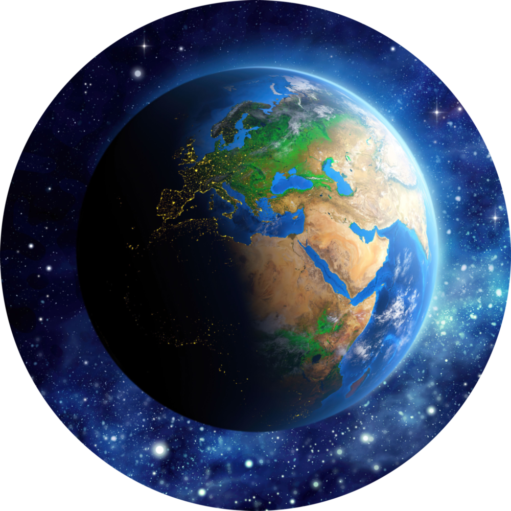 Arte della parete di vetro Mondo