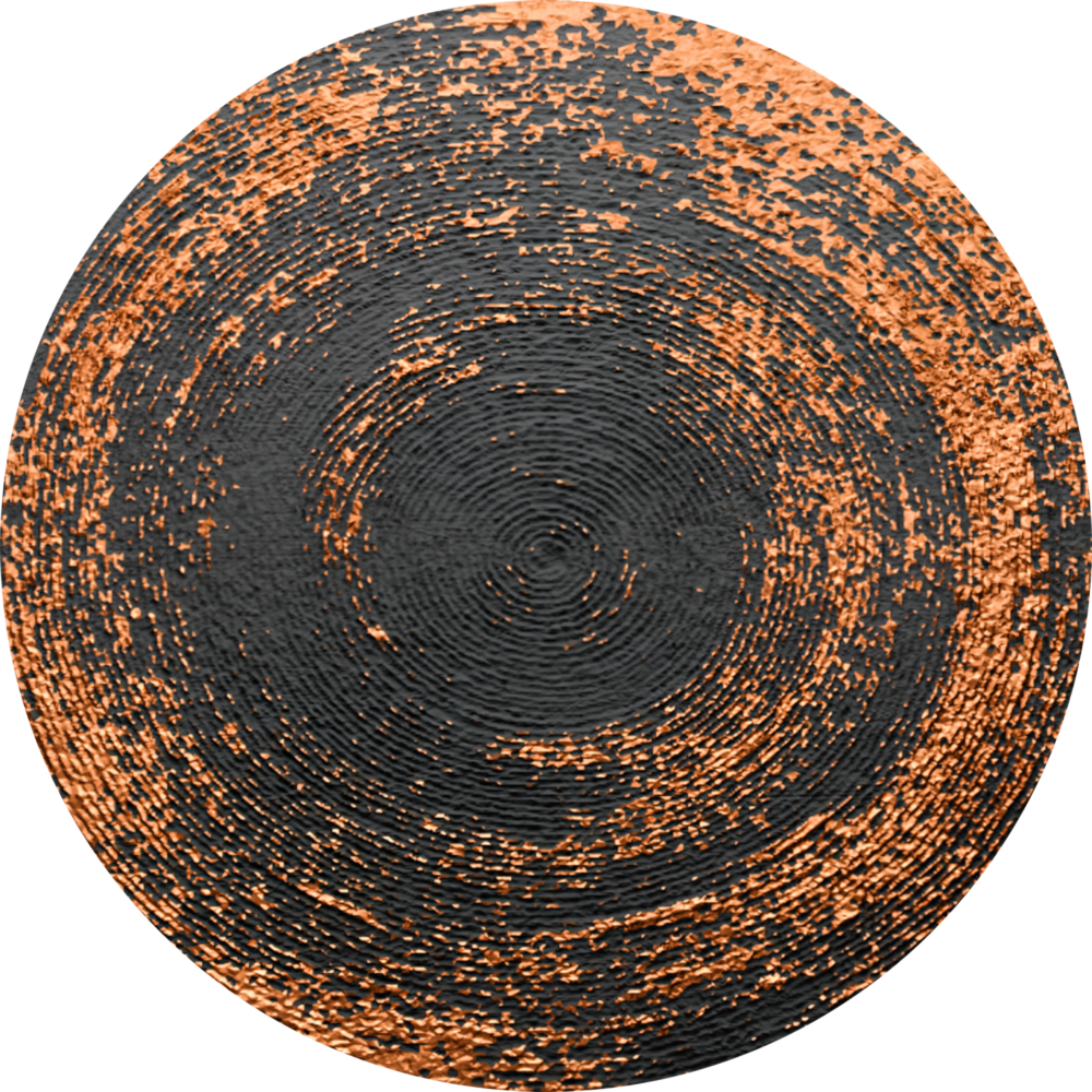 Arte della parete di vetro Loop astratto