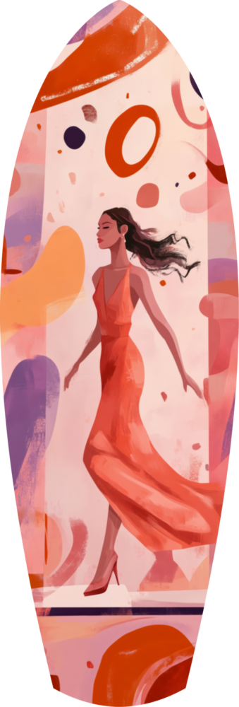 Dance Flow Glass Wall Art