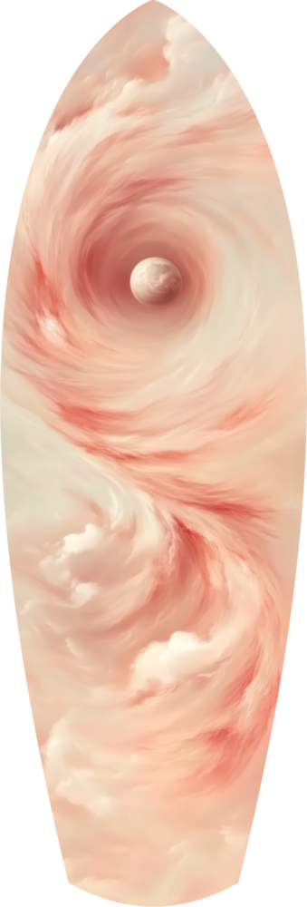 Pinky Swirl Glass Wall Art