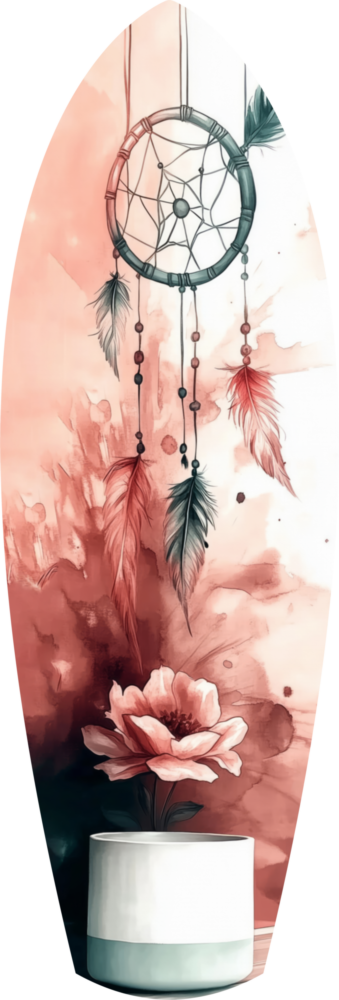 Dreamcatcher Glass Wall Art