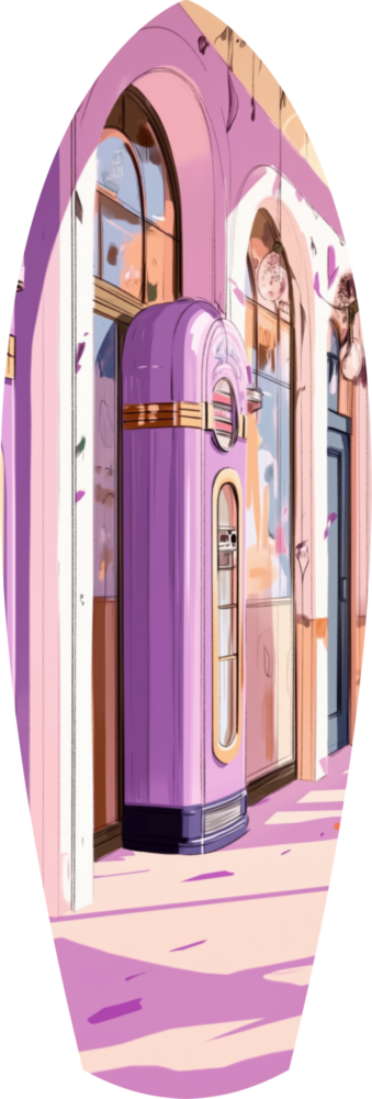 Vintage Melody Box Glass Wall Art