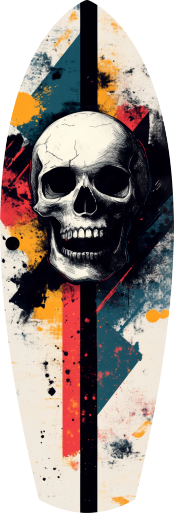 Skull Glass Wall Art