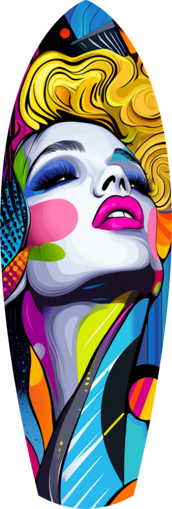 Vintage Woman Glass Wall Art