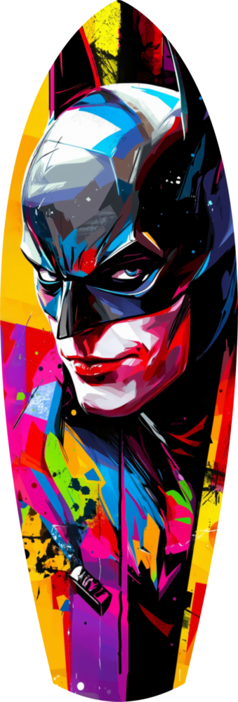 Shadowed Vigilante Glass Wall Art