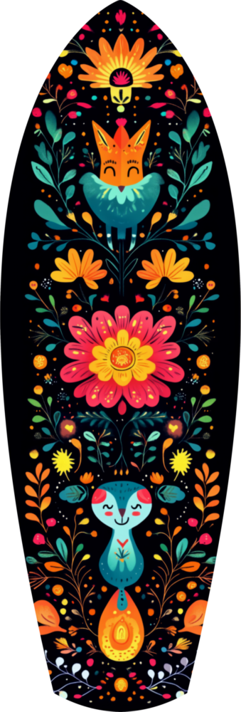 Fox and Rabbit Glass Wall Art