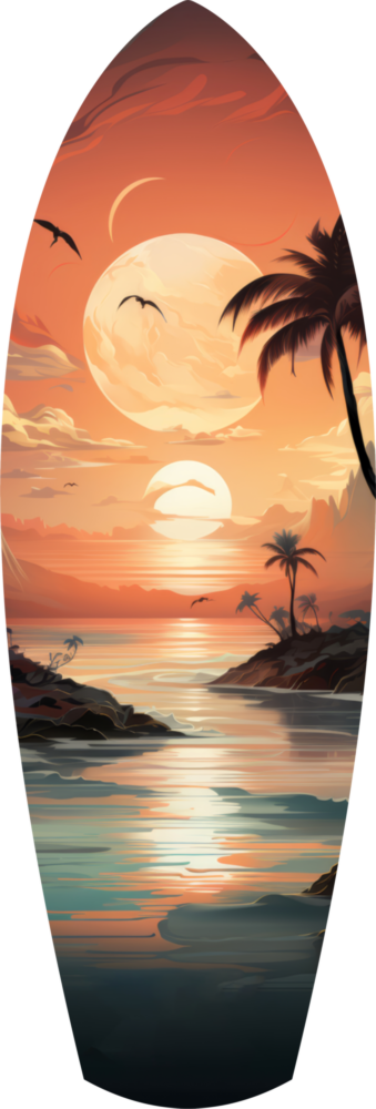 Sunset Dreams in the Ocean Glass Wall Art