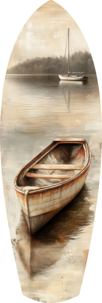 Drift of Solitude Glass Wall Art