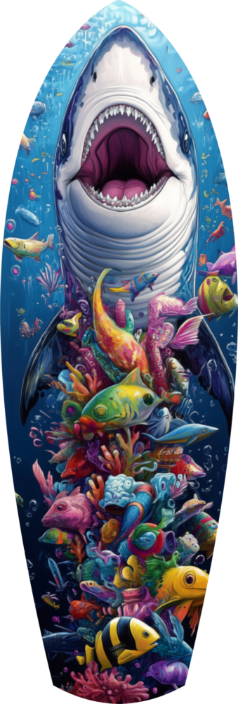 Beneath the Predator Glass Wall Art