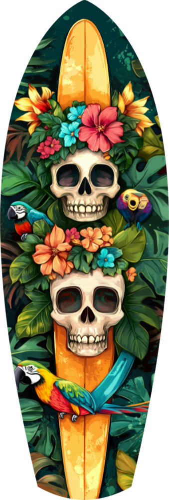 Tropical Mystique V2 Glass Wall Art