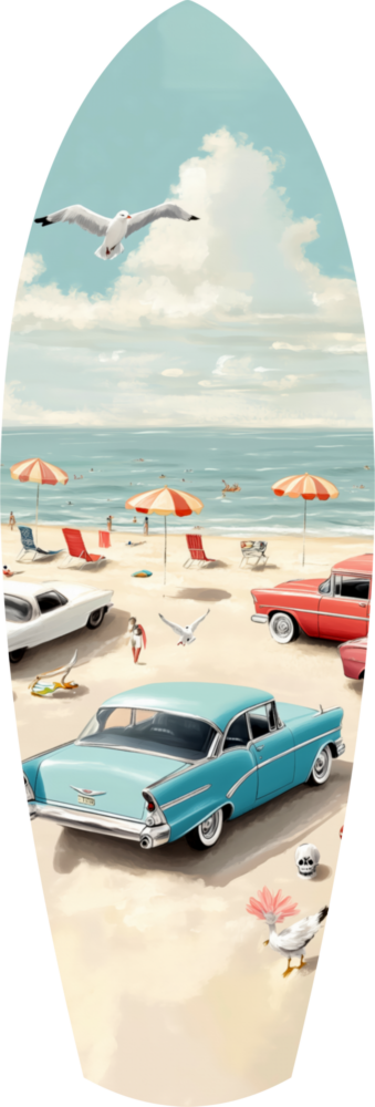 Timeless by the Sea V3 Glass Wall Art