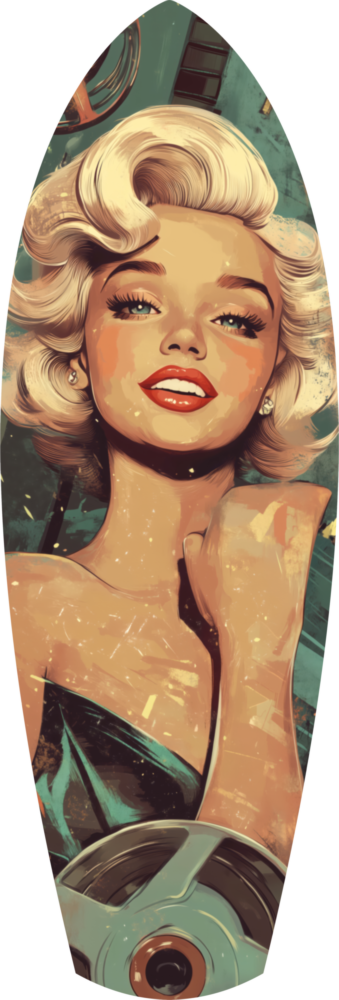 Marilyn Monroe V1 Glass Wall Art