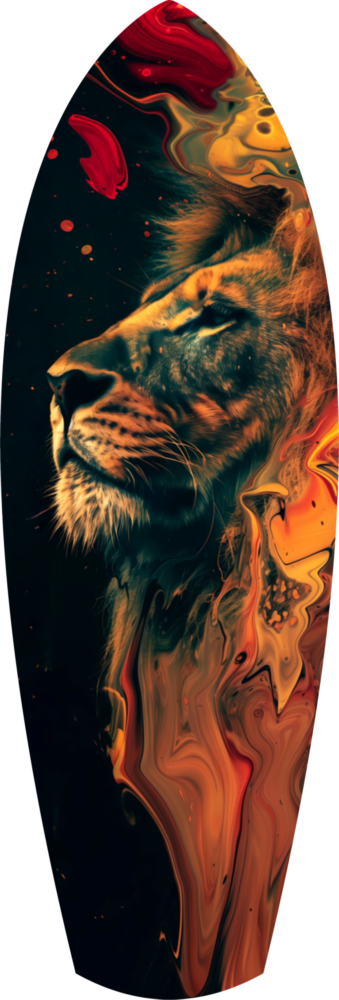 Lion Pride V5 Glass Wall Art