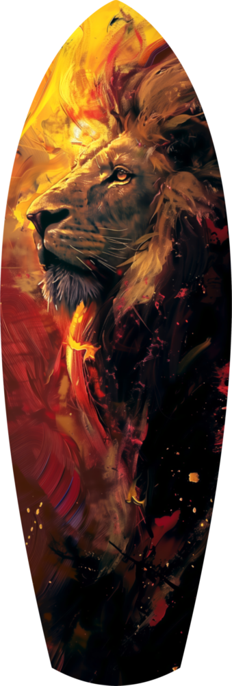 Lion Pride V6 Glass Wall Art