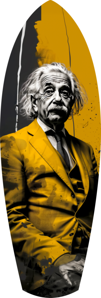 Einstein Listening Glass Wall Art