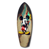 Graffiti Mouse Pop Art Glass Wall Art.