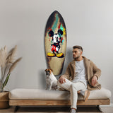 Graffiti Mouse Pop Art Glass Wall Art.