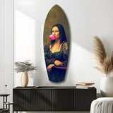 Renaissance Bubble Gum Pop Art Tempered Glass Wall Art.
