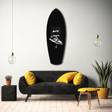Iconic Black White Sneaker Pop Art Glass Wall Art.
