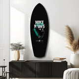 Teal Sole Sneaker Streetwear Pop Art Glass Wall Art.