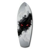 Smoke Beast Red Eyes Dark Fantasy Glass Wall Art.