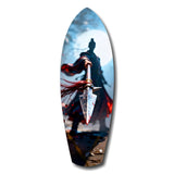Samurai Spear Moonlight Glass Wall Art.