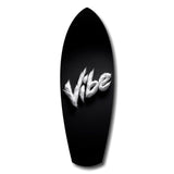 Vibe Feather Typography Minimal Glass Wall Art.