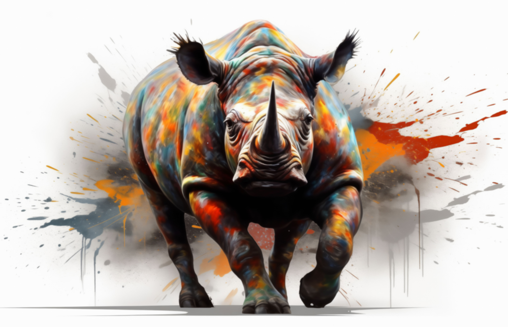 The Power of Colors Glass Wall Art || Designer Collection