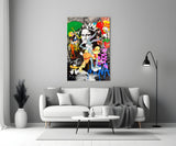 Mona Lisa: Pop Art Mayhem Glass Wall Art || Designer Collection