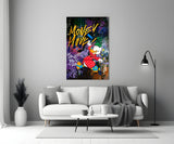 MONEY MOVE: Luxury Duck Glass Wall Art || Designer Collection