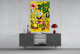 Crypto SpongeBob Glass Wall Art || Designer Collection