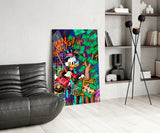 Scrooge's Cash Harvest Glass Wall Art || Designer Collection