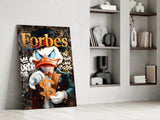 Scrooge: Forbes Billionaire Glass Wall Art || Designer Collection