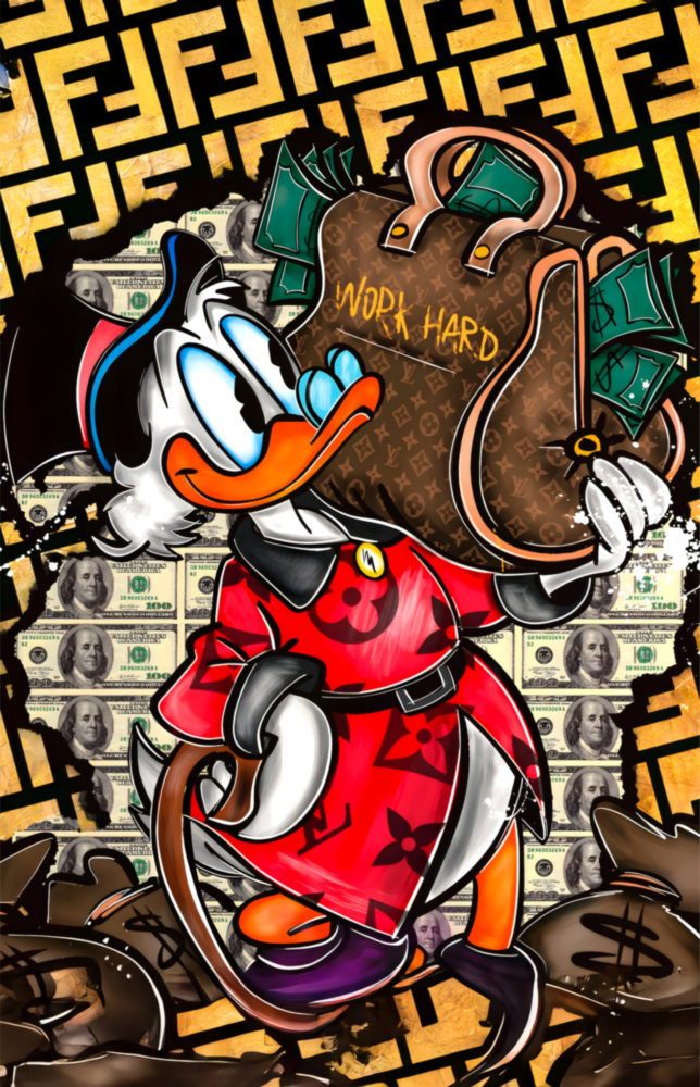 Unpretentious Luxury and Labor Glass Wall Art || Designer Collection