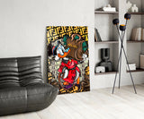 Unpretentious Luxury and Labor Glass Wall Art || Designer Collection