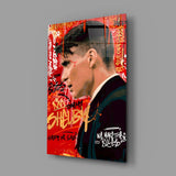 Tommy Shelby The Ruleless Boss Glass Wall Art || Designer Collection