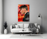 Tommy Shelby The Ruleless Boss Glass Wall Art || Designer Collection