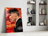 Tommy Shelby The Ruleless Boss Glass Wall Art || Designer Collection