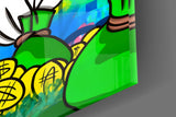 Donald the Money Man Glass Wall Art || Designer Collection