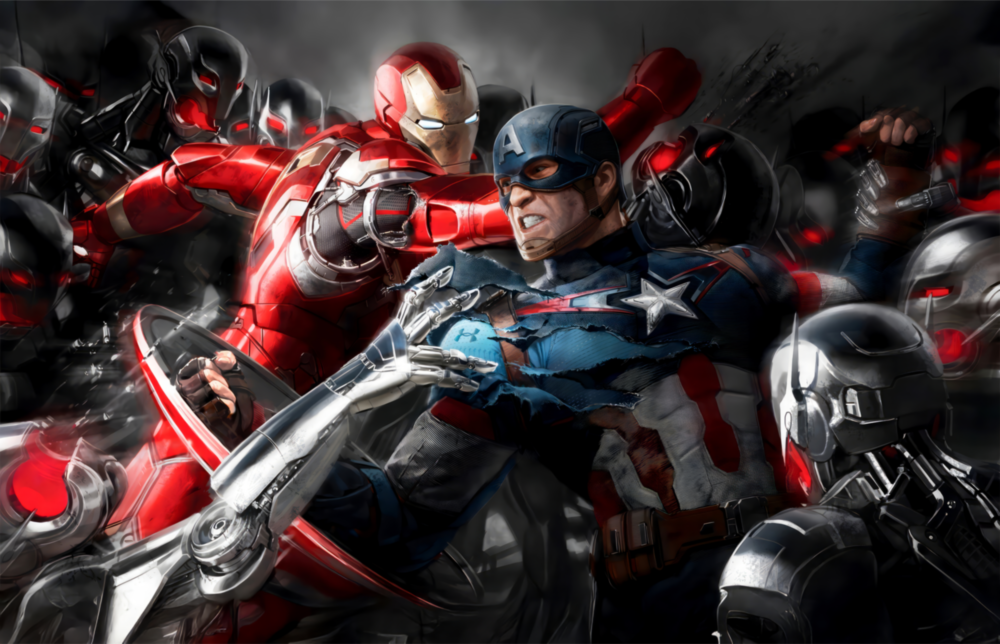 Avengers War Glass Wall Art || Designer Collection