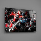 Avengers War Glass Wall Art || Designer Collection