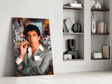 Scarface Tony Montana Glass Wall Art || Designer Collection
