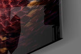Red Stare Viper Glass Wall Art || Designer Collection