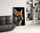 The Secret of the Fox Glass Wall Art || Designer Collection