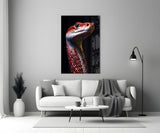 Eyes of the Fiery Serpent Glass Wall Art || Designer Collection