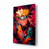 Naruto Portrait of Energy Glass Wall Art || Designer Collection