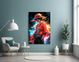 Luffy Mysterious Power Glass Wall Art || Designer Collection