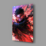 Obito: Rage of the Sharingan Glass Wall Art || Designer Collection