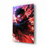 Obito: Rage of the Sharingan Glass Wall Art || Designer Collection